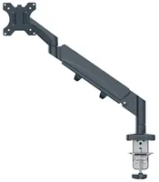 Leitz Workplace Ergo Single Monitorarm - Eigenschaften: Drehbar - Höhenverstellbar - Neigbar - Maximale Bildschirmgrösse: 32  - Detailfarbe: Dunkelgrau - Maximale Tragkraft: 9 kg - Anzahl Bildschirme: 1
