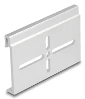 DELOCK Aluminium Montageclip für Hutschiene 70x47,8mm silber
