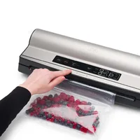 Solis Vakuumiergerät Vac Prestige Maxi Grau - Funktionen: Automatisches Verschweissen - Vakuumieren - Manuelles Verschweissen - Detailfarbe: Grau