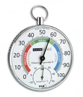TFA Dostmann Thermo-/Hygrometer farbige Komfortzonen - Detailfarbe: Silber - Typ: Thermo-/Hygrometer - Anwendungsbereich: Temperatur-/Feuchtemessung - Haus