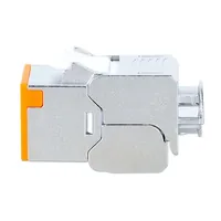 INTELLINET Cat6a 10G STP Keystone-Modul orange