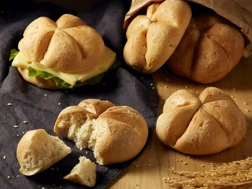 Dr.Schär Kaiserbrötchen glutenfrei 240 g - Produkttyp: Brot - Nährwertangabe pro: 100 g - Energiegehalt (in kj): 1036 KJ - Energiegehalt (in kcal): 246 Kcal - Fett: 3.4 g - Gesättigte Fettsäuren: 0.4 g