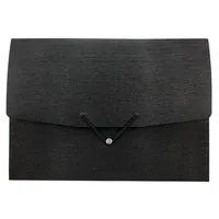 KOLMA Fächermappe LineaVerde A4 11.024.06 schwarz, 12 Tabs,PP,Sand,rec.