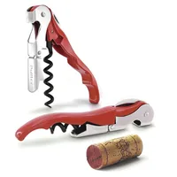 Pulltex Korkenzieher Classic Rot - Produkttyp: Korkenzieher - Detailfarbe: Rot - Betriebsart: Manueller Betrieb - Material: Metall