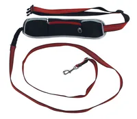 SwissPet Joggingleine Set Speedo mit Tasche, 2.5 m, Rot/Schwarz - Breite: 2.5 cm - Länge: 2.5 m - Material: Nylon - Neopren - Detailfarbe: Rot - Schwarz - Produkttyp: Joggingleine - Tierart: Hund