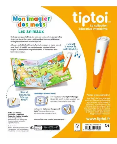 tiptoi Lernbuch Le petit monde des animaux -FR- - Sprache: Französisch - Altersempfehlung ab: 3 Jahren - Set: Nein - Produkttyp: Lernbuch