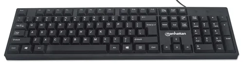 MANHATTAN USB-Tastatur schwarz