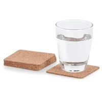 Zeller Present 2090 drink coaster Corkwood 6 Square