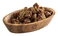 APS-Germany 00843 Wood Brown Oval Serving bowl