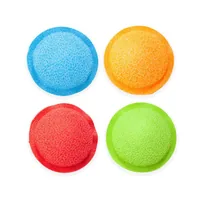 Kikkerland Schwamm für Flaschen 4 Stück - Materialtyp: Naturschwamm - Material: Naturschwamm - Nachhaltigkeit: Nicht angegeben - Fleckenradierer: Nein - Geeignete Oberflächen: Glas - Detailfarbe: Mehrfarbig