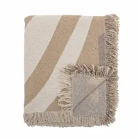 Bloomingville Decke Orinoco 130 x 160 cm, Braun - Eigenschaften: Aus recyceltem Material - Zertifikate: Keine Zertifizierung - Breite: 130 cm - Höhe: 160 cm - Detailfarbe: Braun - Produkttyp: Decken