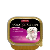 animonda Nassfutter vom Feinsten Pute & Lamm, 150 g - Tierbedürfnis: Kein besonderes Bedürfnis - Geschmacksrichtung: Lamm - Geflügel - Zertifikate: Keine Zertifizierung - Fleischsorte: Lamm - Truthahn - Packungsgrösse: 150 g - Futtereigenschaft: Getreidef