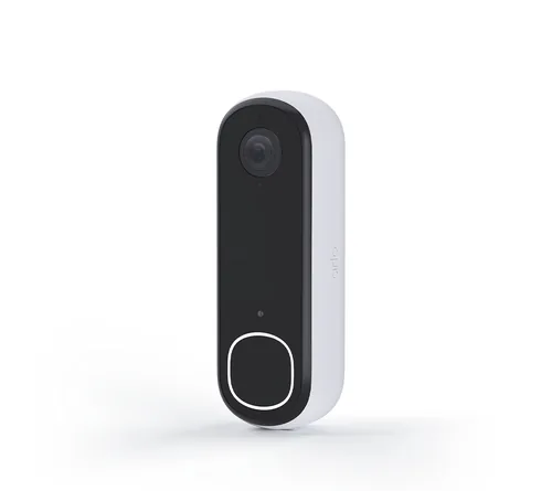 Arlo Kabellose Video-Türklingel 2K Video - App kompatibel: Ja - Typ: Videotürstation - Produktserie: Arlo - Anzahl Ruftasten: 1 - Integrierte Kamera: Ja - Stromversorgung: Akkubetrieb
