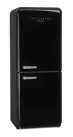 Trisa Kühl-Gefrierkombination Frescolino Classic Schwarz, Rechts - Energieeffizienzklasse EnEV 2020: D - Bauart: Freistehend - Einbaunormen: Keine - Nutzinhalt Kühlen: 250 l - Gefrierfach Klassifizierung: 4 Sterne - Nutzinhalt Gefrieren: 151 l