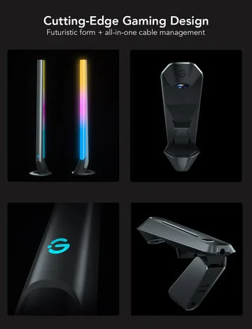 Govee Pro Gaming-Licht DreamView G1, RGBIC, WiFi - Lampensockel: LED fest verbaut - Farbtemperatur Kelvin: Keine Angabe - Aussenanwendung: Nein - Gesamtleistung: 36 W - Leuchten Kategorie: Starterset - Lichtfarbe: RGBIC - farbig (IC-Chip)