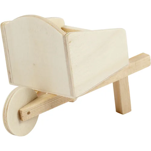 Creativ Company Holzartikel 1 Stück - Breite: 6.2 cm - Höhe: 7 cm - Länge: 11 cm - Produkttyp: Schubkarre