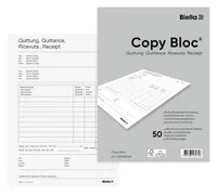 BIELLA Quittung COPY-BLOC D/F/I/E A5 51452500U selbstdurchschreib. 50x2 Blatt