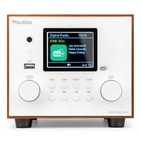 Audizio DAB+ Radio Vieste Weiss - Radio Tuner: FM - DAB+ - Stromversorgung: Netzbetrieb - Detailfarbe: Weiss - Ausstattung: Sleep-Timer - Display - Weckfunktion - Schlummerfunktion - Fernbedienung - Senderspeicher - Typ: Tischradio