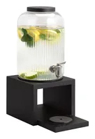APS Getränkespender VALO 7 Liter, Eiche Schwarz - Anwendungszweck: Getränk - Materialtyp: Glas - Set: Nein