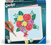 Ravensburger Malen nach Zahlen CreArt Rose Bouquet - Altersempfehlung ab: 12 Jahren - Motiv: Rose