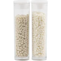 Creativ Company 68690 beads Seed bead Glass Beige, Pearl