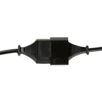 LogiLink 1m, 2xCEE 7/16 Black CEE7/16