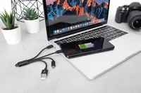 DIGITUS 3-in-1 Ladekabel USB A Lightning Micro USB USB-C