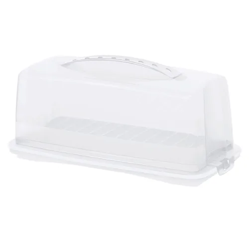 Rotho 1722501100 cake storage container Rectangular Polypropylene (PP) Transparent, White