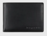 Bugatti Portemonnaie Primo 12.5 cm, Schwarz - Münzfach: Ja - RFID-Schutz: Keine Angaben - Farbe: Schwarz - Material: Rindleder - Verschluss: Reissverschluss