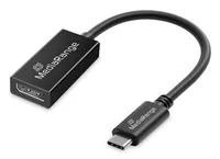 MediaRange USB-C zu DP AudioVideo Konverter, 20cm, sw