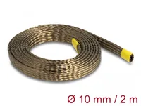 Geflechtschlauch aus Basalt Fasern 2 m x 10 mm braun