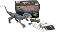Amewi RC Dinosaurier Velociraptor, Grau RTR - Detailfarbe: Grau - Altersempfehlung ab: 6 Jahren - Benötigt zur Fertigstellung: Kein weiteres Zubehör nötig - Kapazität Wattstunden: 4.44 Wh - Modelltyp: Tier