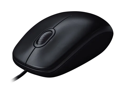 Logitech Maus M90 - Maus-Typ: Standard - Maus Features: Scrollrad - Bedienungsseite: Universal - Detailfarbe: Grau - Schwarz - Verbindungsart: Verkabelt - Schnittstelle: USB-A
