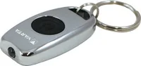 Varta L.E.D. METAL KEY CHAIN LIGHT Chrome Keychain flashlight LED
