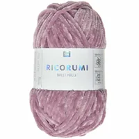 Rico Design Wolle Ricorumi Nilli Nilli Berry - Packungsgrösse: 1 Stück - Waschbar bei: 30 °C - Länge: 65 m - Detailfarbe: Berry - Material: Polyester - Nadelstärke: 3 mm