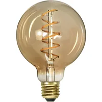Star Trading LED Leuchtmittel E27 G95 Decoled Spiral Amber - Energieeffizienzklasse: G - Lampensockel: E27 - Protokoll: Ohne - Smart Home: Nicht kompatibel - Farbtemperatur Kelvin: 2000 K - Gesamtleistung: 3.2 W