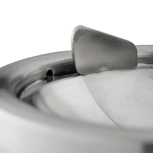 Relaxdays 10025043 ashtray Oval Stainless steel