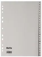 BIELLA Register PP A4 47142400U grau A-Z 24-teilig