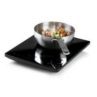 Domo Induktionskochplatte DO332IP 2000 W - Kochfeldtyp: Induktion - Anzahl Herdplatten: 1 - Breite: 29 cm - Höhe: 4.5 cm - Ausstattung: Kindersicherung - Timer-Funktion - Eingangsspannung: 230 V