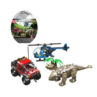 Mould King Ankylosaurus Hubschrauber und Offroad-Camp Dinosaurier-Fans - Anzahl Teile: 403 Teile - Altersempfehlung ab: 8 Jahren - Kategorie: Dinos - Material: Kunststoff