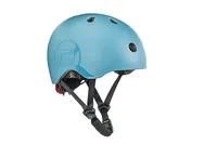 Scoot and Ride Kinderhelm Steel Blau, S-M/51 - 55 - Einsatzbereich: Kinder- & Jugendhelme - Scooter- & Skatehelme - Altersgruppe: Kinder - Verschluss: Magnetraster - Helmtyp: Halbschale - Nachhaltigkeit: Nicht angegeben - Kopfumfang von: 51 cm