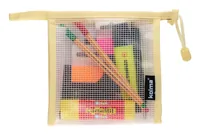 KOLMA Reissverschlusstasche 15x15cm 08.189.15 Mesh Bag crème