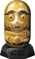Ravensburger 3D Puzzle Hylkies – Star Wars C-3PO - Motiv: Film / Comic - Altersempfehlung ab: 6 Jahren - Tiefe: 12.1 cm - Breite: 8 cm - Effekte: Keine - Anzahl Teile: 54 Teile
