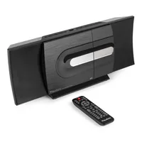Audizio Radio/CD-Player Tours Schwarz - Radio Tuner: FM - DAB+ - Stromversorgung: Netzbetrieb - Detailfarbe: Schwarz - Ausstattung: Sleep-Timer - Equalizer - Display - Fernbedienung - CD-Player - Senderspeicher - Typ: Tischradio