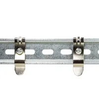 Logilink Hutschienenhalter, Metall, 2 Stück
