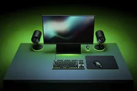 Razer Gaming-Mausmatte Gigantus V2 - Medium Schwarz - Tiefe: 275 mm - Breite: 360 mm - Detailfarbe: Schwarz - Form: Eckig - Höhe: 3 mm - Handgelenkauflage: Ja