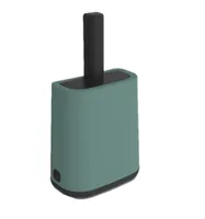 Rotho Biala Schaufel mit Halter, Grün - Breite: 9.1 cm - Höhe: 29 cm - Tiefe: 16.2 cm - Detailfarbe: Grün - Produkttyp: Streuschaufel - Tierart: Katze