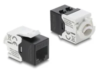 Delock Keystone-Modul RJ45 Buchse zu LSA Cat.6 UTP - Modultyp: Keystone - Anschluss Front: Buchse RJ-45 - Anschluss Rück: LSA - Medientyp: Netzwerk - Schirmung: Nein - Detailfarbe: Schwarz-Weiss