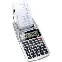 Canon Bürorechner CA-P1DTSC II HWB - Stromversorgung: Batteriebetrieb - Netzbetrieb - Typ: Bürorechner - Detailfarbe: Silber - Displaytyp: LCD - Anzahl Zeilen: 1 × - Anzahl Stellen: 12 ×