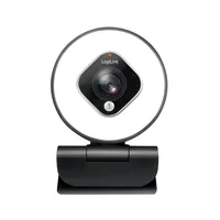 Logilink Webcam FHD 76 Dual-Mikro Autof. Ringlicht Stativ